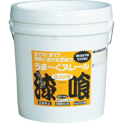 日本プラスター うま~くヌレール 18kg 下塗り用 漆喰 仕上げ用 塗り面積約16平米 DIY 吸湿 調湿