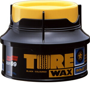 ソフト99 Soft99 足回りケア WAX タイヤブラックワックス 170g 自動車用タイヤの艶出し用 02015