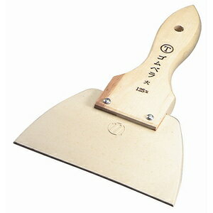 ハンディクラウン 柄付ゴムヘラ 白 大 125mm