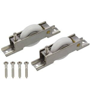 ハイロジック 精密防音戸車ベアリング入 調整式33ミリ2個 17348