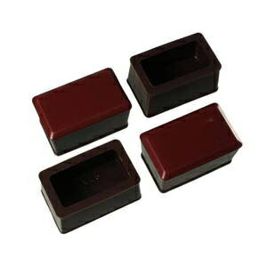 ハイロジック スライドクッション長角キャップ22〜25×42〜45茶1袋4個 A168