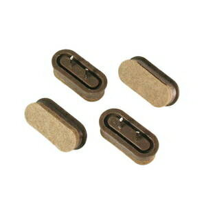 ハイロジック 打込フェルト16×35ミリブラウン1袋4個 57207