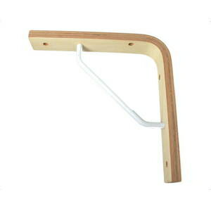 ハイロジック 木の棚受2型WSM20200×200ミリ無塗装1個 WS20