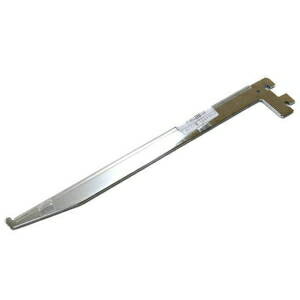 ハイロジック ガラス棚用ブラケットミリクローム1個 B110250