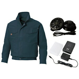 SUN−S 空調風神服セット（ウエア・バッテリー・ファン）チャコールL KU91400