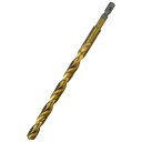SK11 六角軸Tin鉄ドリル 微長 9.5mm