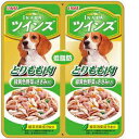 【セット販売】 いなばペットフード ツインズ とりもも肉 緑黄色野菜&ささみ入り(40g×2) (×12セット)