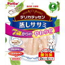 【セット販売】 ペティオ(Petio) デリカテッセン 蒸しササミ 7歳からのやわらか健康ケア 2本入×4パック (×6セット) ペティオ