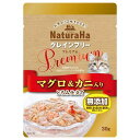 【セット販売】 ナチュラハ グレインフリー プレミアム マグロ&カニ入り 30g とろみ仕立て 無添加 (×16セット) マルカン(サンライズ)