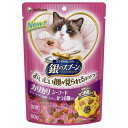 【セット販売】 銀のスプーン おいしい顔が見られるおやつ カリカリ シーフード かつお節 60g (×6セット) ユニ・チャーム