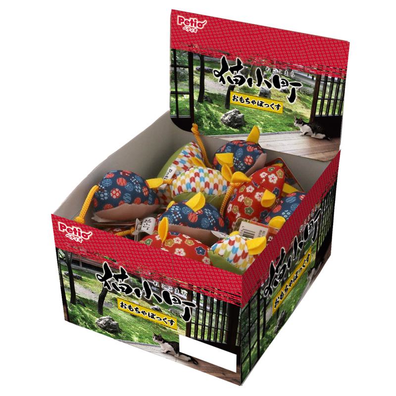 【セット販売】 ペティオ(Petio) 猫小町 おもちゃぼっくす ねずみ (×24セット) ペティオ