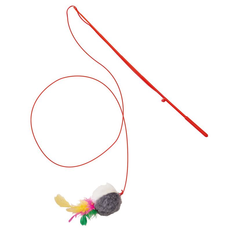 【セット販売】 ニャンタクラブ 猫じゃらし コロコロにゃん転がし 猫 おもちゃ (×4セット) マルカン