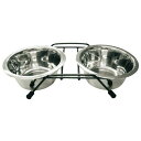 【セット販売】 フレンドランド(犬・猫) MRDC35 ツイン食器 犬猫用 S (×6セット) マルカン