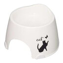【セット販売】 イセトー 猫専用 フードボウル すべり止め付き ホワイト (×12セット) 伊勢藤