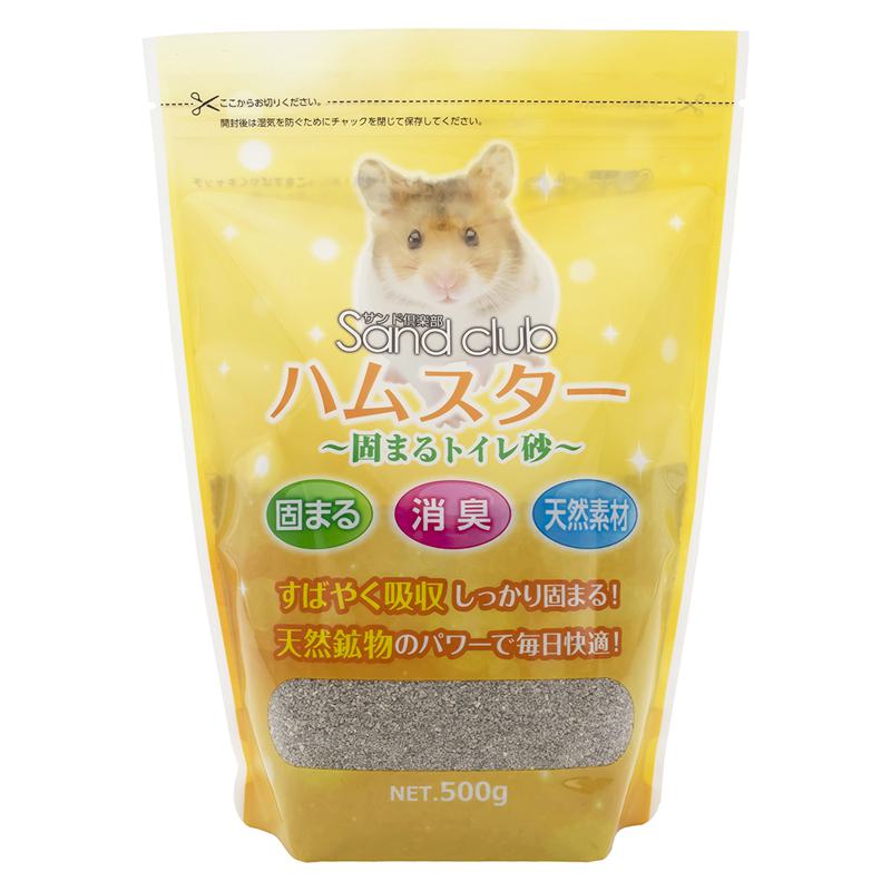 【セット販売】 ナチュラルペットフーズ ハムスター固まるトイレ砂 500g (×6セット)