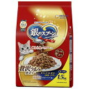 【ケース販売】 ユニチャーム 銀のスプーン贅沢うまみ仕立てまぐろ・かつお・煮干し・白身魚・しらす入り1.5kg 1袋(1p375g入×4p入)×6袋セット