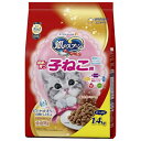 【ケース販売】 ユニチャーム 銀のスプーン贅沢うまみ仕立て健康に育つ子ねこ用1.4kg 1袋(1p350g入×4p入)×6袋セット
