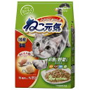 【ケース販売】 ユニチャーム ねこ元気 お魚と野菜入りミックス 2kg 1袋(1p500g入×4p入)×5袋セット