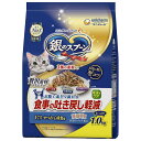 【ケース販売】 ユニチャーム 猫 ドライ 銀のスプーン贅沢素材バラエティ食事の吐き戻し軽減まぐろかつお白身魚味に天然小魚かつお節まぐろフレーク 1.0kg 1袋(1p250g入×4p入)×8袋セット
