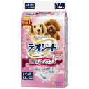 【ケース販売】 ユニチャーム デオシート 小型犬用 ふんわり香る消臭シート フローラルシャボンの香り レギュラー (1P84枚入 ×6Pセット)