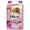 【ケース販売】 ユニチャーム デオシート 小型犬用 ふんわり香る消臭シート フローラルシャボンの香り ワイド (1P42枚入 ×6Pセット)
