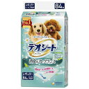 【ケース販売】 ユニチャーム デオシート 小型犬用 ふんわり香る消臭シート グリーンアロマの香り レギュラー (1P84枚入 ×6Pセット)