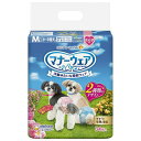 【ケース販売】 マナーウェア M 女の子用 1袋34枚入×8袋セット ピンクリボン・青リボン 小~中型犬用 メス マナーウエア ユニチャーム 紙おむつ 犬 おむつ オムツ