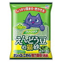 【ケース販売】 アース・ペット クリーンケアえんどう豆の猫砂緑茶の香り 1袋6L入×5袋セット