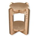 【セット販売】 バリバリボウルタワー ライトブラウン (×3セット) 猫壱