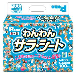 【ケース販売】 わんわんサラ・シート レギュラー100枚入×8セット PAW-648 P.one 第一衛材