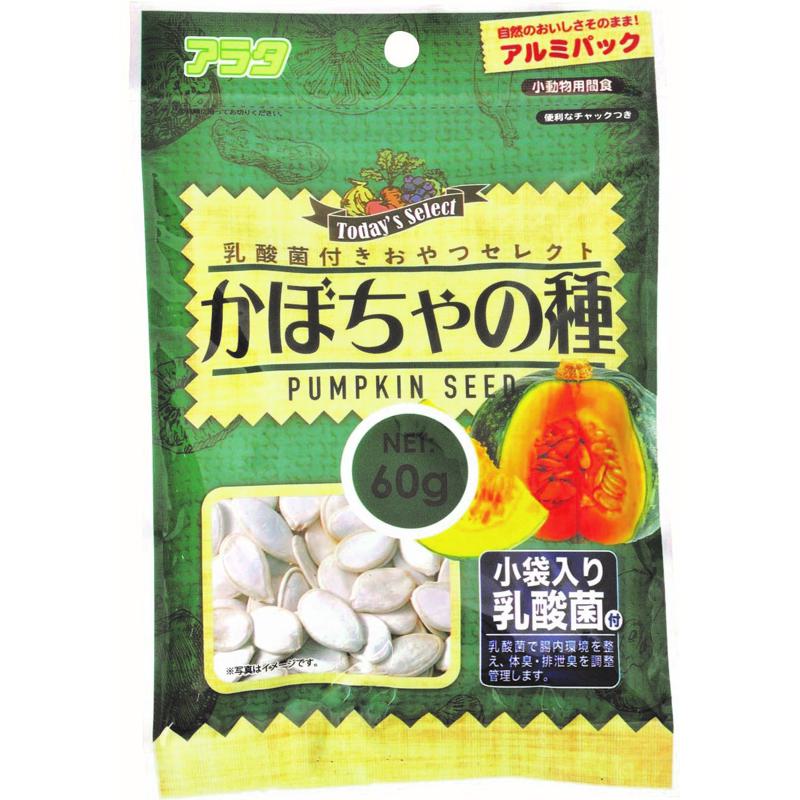【セット販売】 乳酸菌付きおやつセレクト かぼちゃの種 60g (×30セット) アラタ