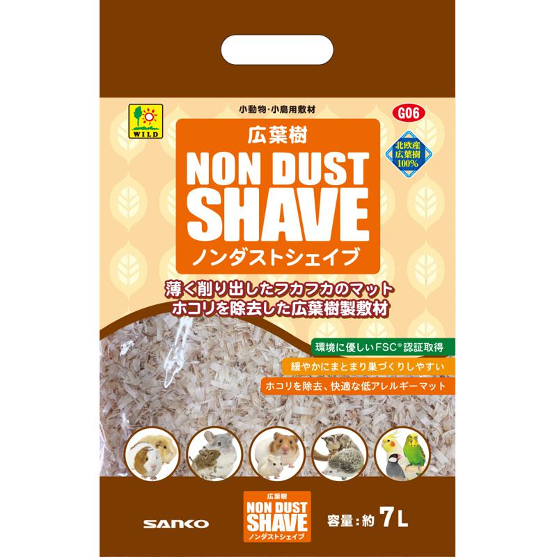 【セット販売】 三晃商会 サンコー 広葉樹ノンダストシェイブ 7L入×4セット