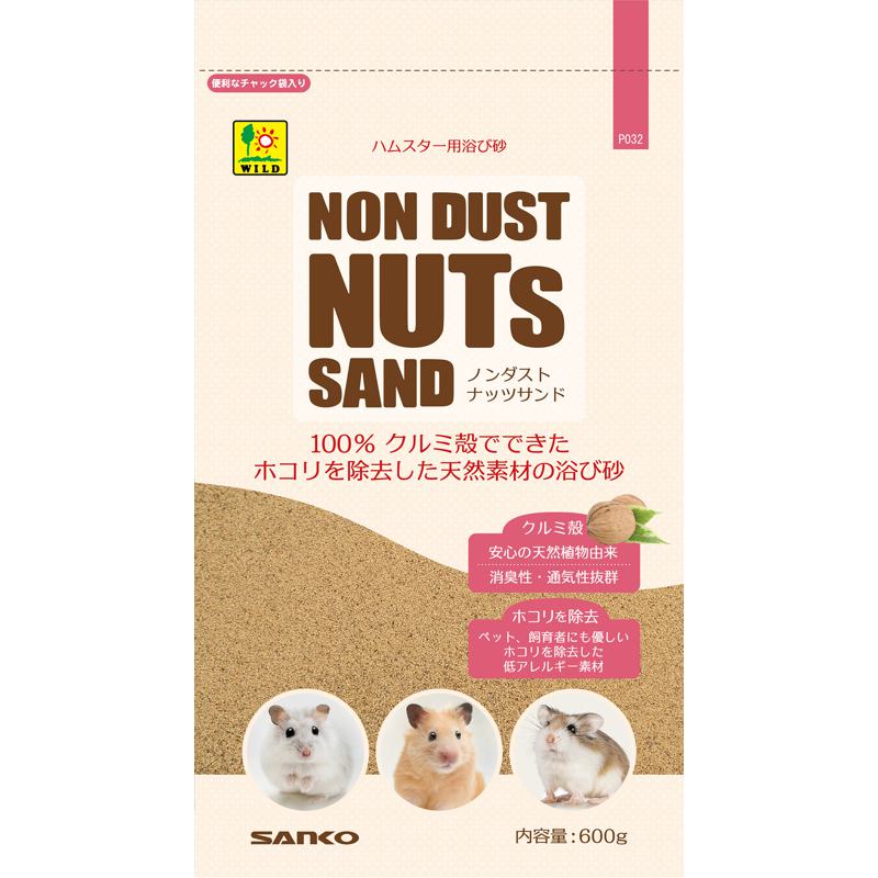 【セット販売】 三晃商会 サンコー ノンダスト ナッツサンド 600g入×6セット