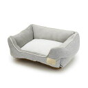 【ケース販売】 ペットプロジャパン Homey オールシーズンスクエアベッド S グレー (×8セット)
