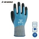 ユニワールド ワンダーグリップ アクア WG318 ライトブルー LL 作業手袋 WONDER GRIP 天然ゴム ガーデニング用品 UNIWORLD WG31...