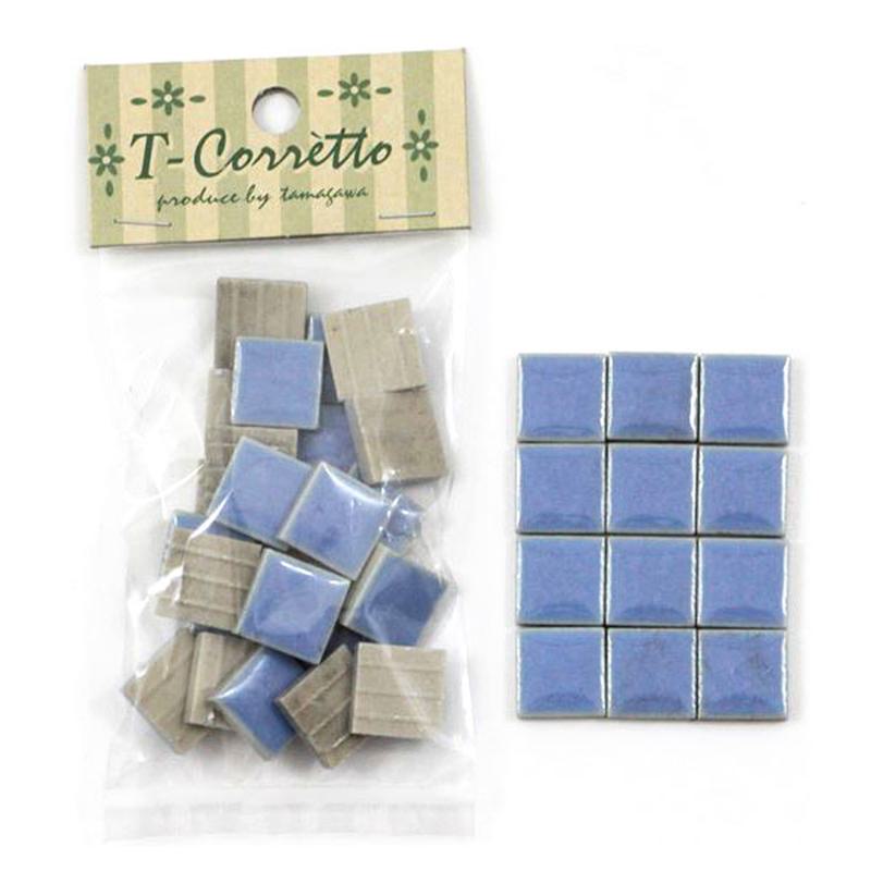 モザイクタイル T-コレット 角 ライラック 15×15×4mm 25個入り 玉川窯業 (15K-07)(4)