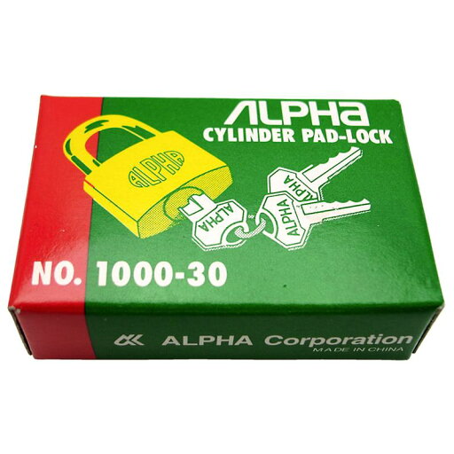 南京錠 アルファ (NO.1000-30) 南京錠 アルファ (NO.1000-30)