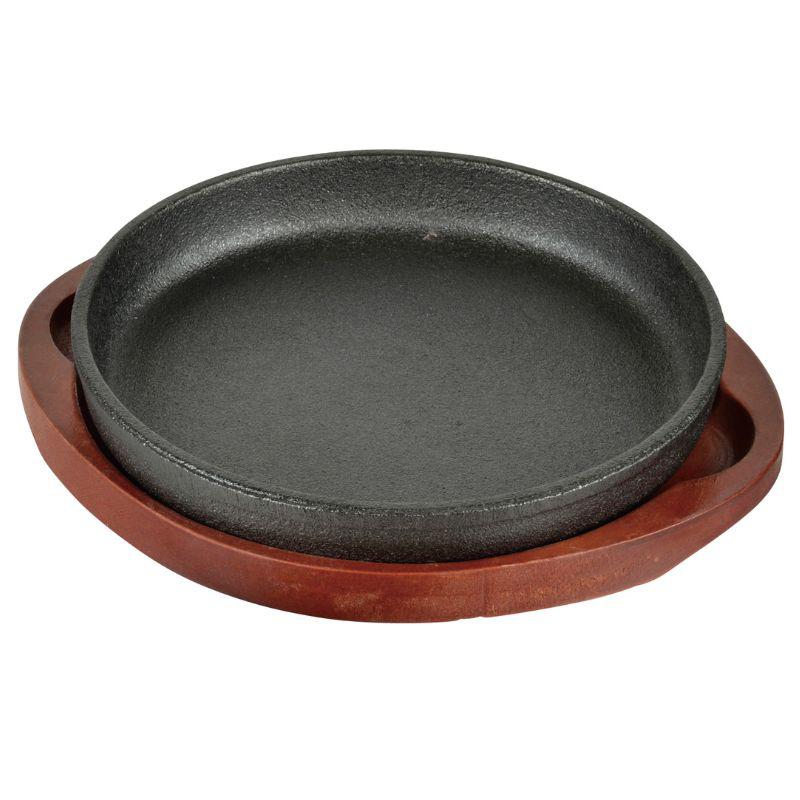 パール金属 スプラウト 鉄鋳物製 ステーキ皿 丸型 16cm HB-6214