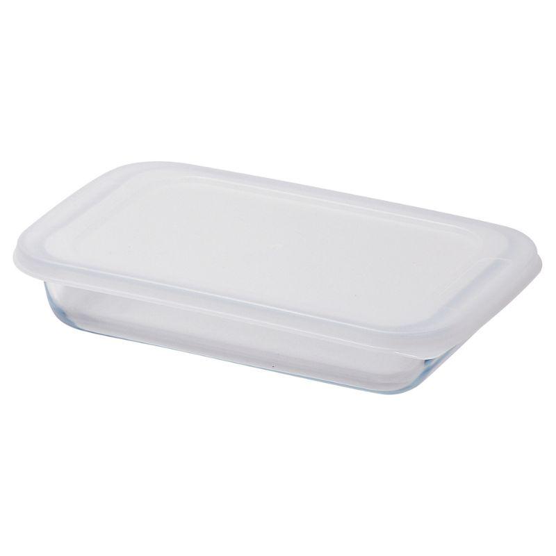 パール金属 耐熱ガラス浅型漬けおき容器 1L HC-0113