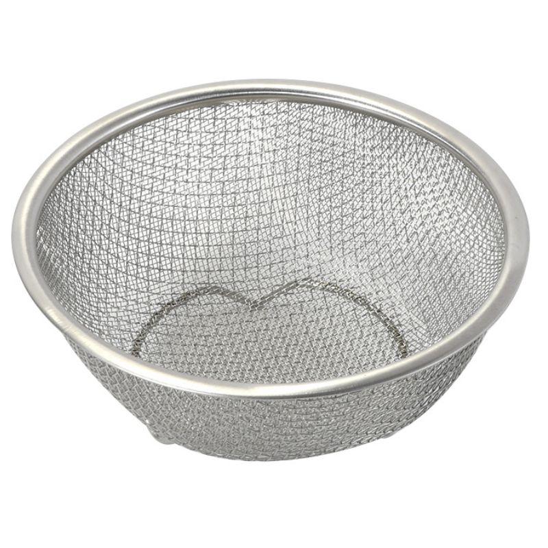 パール金属 ベーシスライン ステンレス製 ダブルメッシュボウル型ザル15cm HC-0420