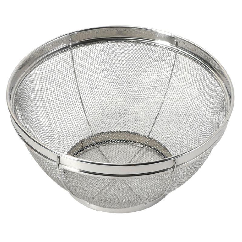 パール金属 ベーシスライン ステンレス製 キッチンザル22cm HC-0431