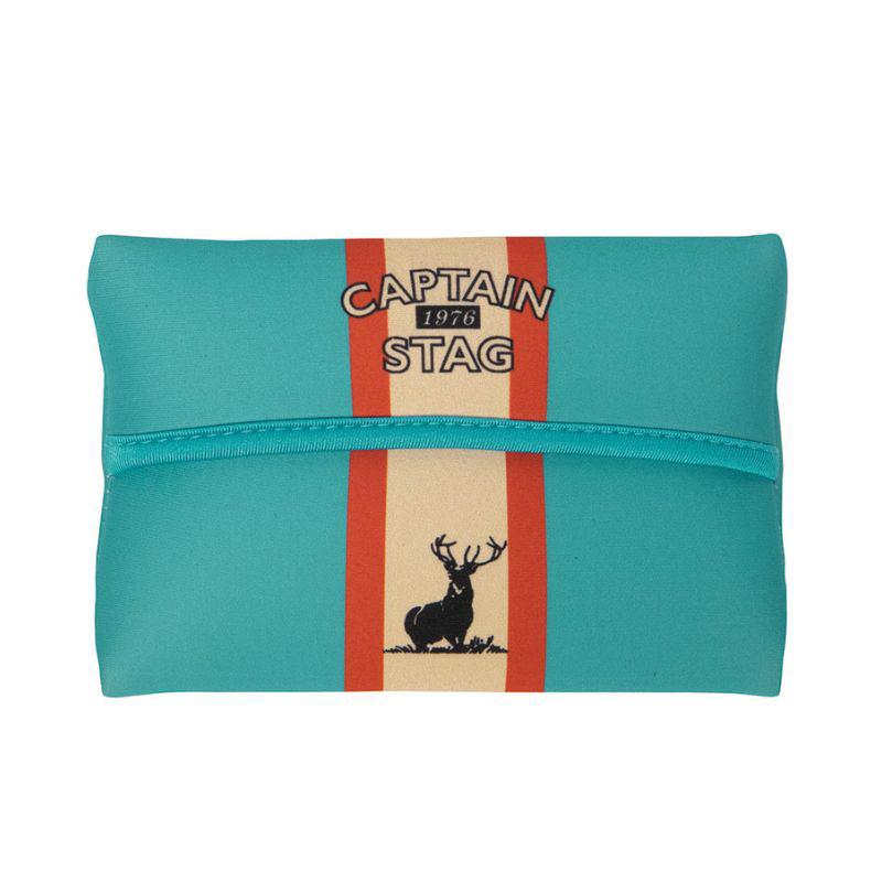 キャプテンスタッグ クールタイムケースS ターコイズ/レーシングストライプ UE−0691