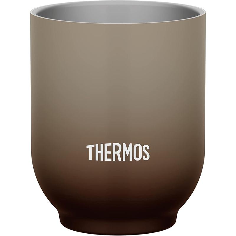 サーモス カップ 真空断熱 湯呑み形状 240ml ブラウン 普段使いに JDT-240 BW