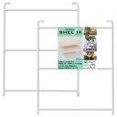 スチールシェルフィックス ホワイト 325×400mm 2本入り パネフリ工業 (STSH-L300WH)