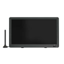 TEES ポータブルテレビ 14V型 モバイルモニター PTV-140-BK