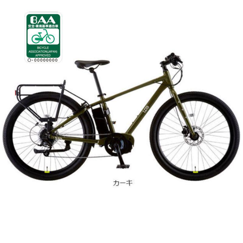 【店頭受取限定】 あさひ 電動アシスト自転車 大人用 27.5インチ 8段変速 マウンテンバイク ログアドベンチャーe-O サイズ（型）410mm カーキ