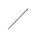 ねじっ手バンド 黒 2.8×150mm 10本入り NAC (07UV)
