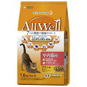 ユニチャーム 猫 ドライ AllWell室内猫用チキン味挽き小魚とささみフリーズドライパウダー入り 1.6kg ペット用品