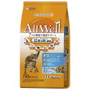 ユニチャーム 猫 ドライ AllWell肥満が気になる猫用フィッシュ味挽き小魚とささみフリーズドライパウダー入り 750g ペット用品