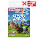 マナーウェア S 男の子用 46枚 ×8個 まとめ買い 青チェック・紺チェック 超小?小型犬用 オス マナーウエア ユニチャーム 紙おむつ 犬 おむつ オムツ